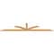Ekena Millwork Richland Timber Gable Bracket, Western Red Cedar, 108"W x 22"H x 1 1/2"D x 3 1/2"F, 5/12 Pitch GBW108X22X0204RIC00SWR - alternate 4